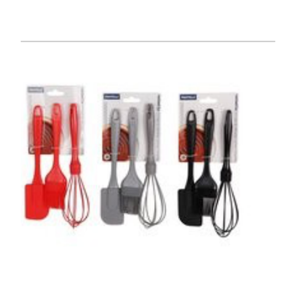 ESPATULA PINCEL E BATEDOR DE SILICONE