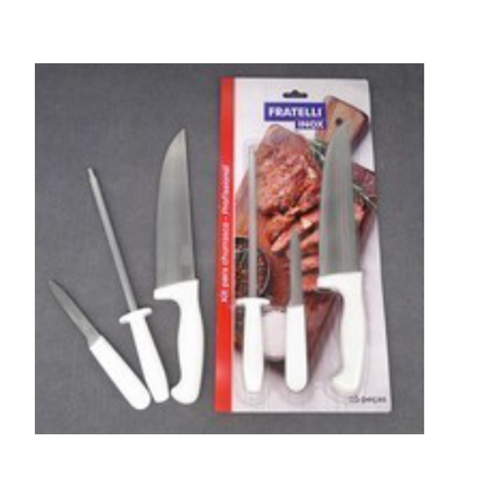 KIT CHURRASCO 3PCS PROFISSIONAL