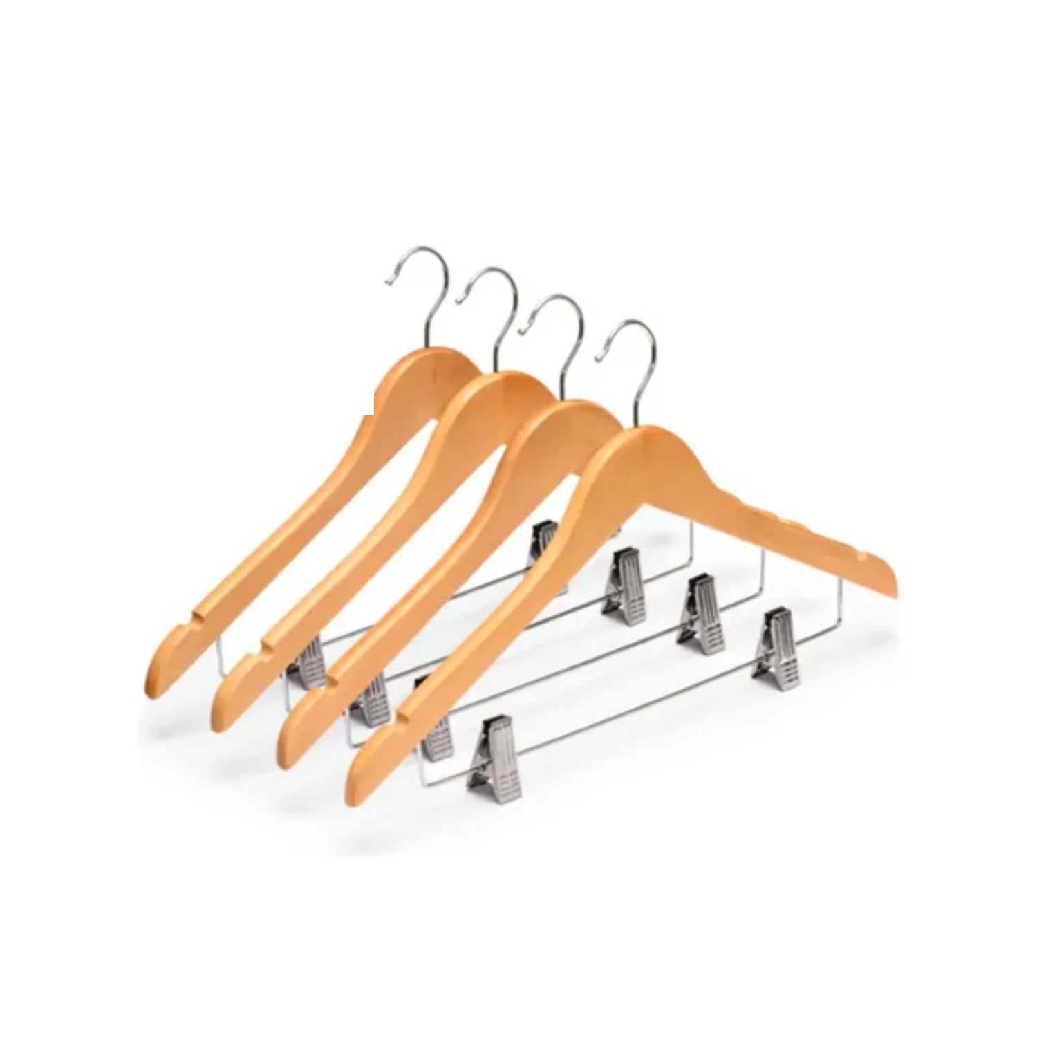 Kit Cabides de Madeira com Presilha 3 Peças