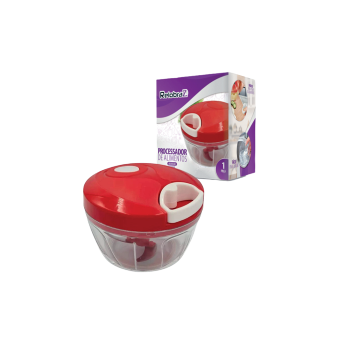 Processador de Acrílico 500ml 13 x 10 cm - INOX e Polipropileno